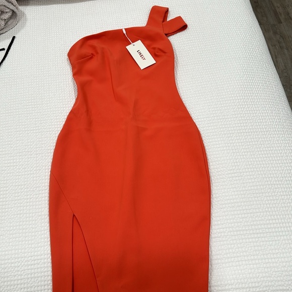 Orange LIKELY dress - Picture 3 of 4
